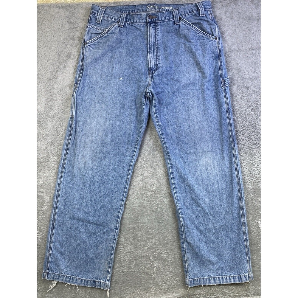 Levis Jeans Men Blue Denim 40x32 Carpenter Loose Baggy Hip Hop Streetwear Skater